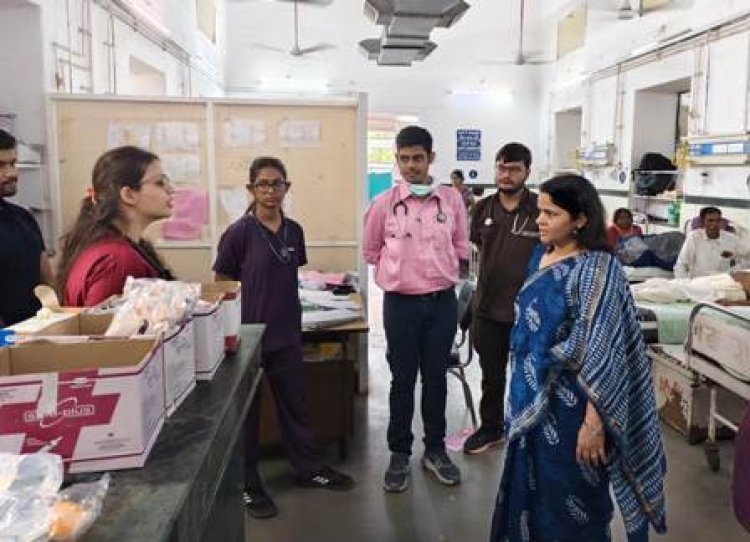 प्रमुख शासन सचिव ने किया एसएमएस अस्पताल का आ​कस्मिक निरीक्षण