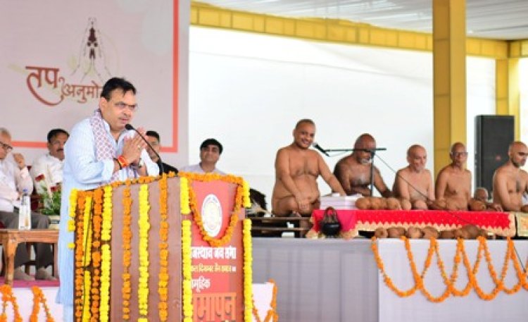 क्षमा से होती है आत्मा की शुद्धि जैन धर्म में वैश्विक शांति-सद्भाव का संदेश: मुख्यमंत्री भजनलाल शर्मा