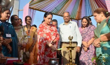 राज्य स्तरीय अमृता हाट का उद्घाटन, उपमुख्यमंत्री दिया कुमारी ने की खरीददारी कर यूपीआई ऑनलाइन भुगतान किया 