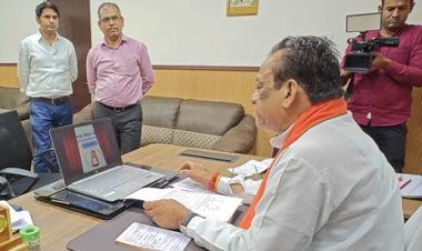 पशुपालन मंत्री ने गौशाला विकास योजना को किया ऑनलाईन