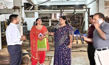 नीति आयोग की टीम ने विदिशा और भोपाल में एमएसएमई इकाइयों का अवलोकन किया
