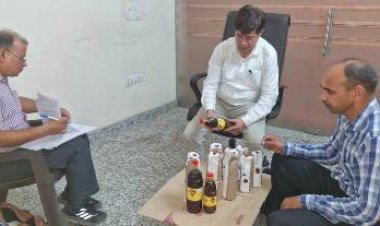 मिलावट के खिलाफ अभियान, 1122 लीटर सरसों तेल सीज
