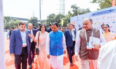 CM Shri Mohan Majhi reached the IndiaChem2024 venue