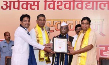 अपेक्स विश्वविद्यालय का द्वितीय दीक्षान्त समारोह आयोजित