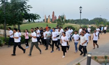 फिट इंडिया फ्रीडम रन 5.0 अभियान के तहत दौड़ का हुआ आयोजन