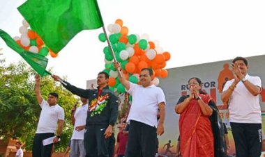 CM भजनलाल ने ‘रन फॉर यूनिटी‘ मैराथन को दिखाई हरी झण्डी, कहा-सशक्त भारत में लौह पुरूष का अतुलनीय योगदान
