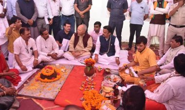 उप मुख्यमंत्री ने ग्राम हर्दी नं. एक में गौअभयारण्य का किया भूमिपूजन