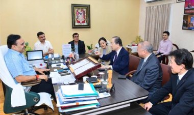 मुख्यमंत्री भजनलाल शर्मा से मिला जापान का प्रतिनिधिमण्डल, राज्य में अतिरिक्त निवेश के लिए की चर्चा