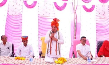 जोधपुर के सामुदायिक स्वास्थ्य केंद्र धवा में 80 लाख रुपए की लागत के ब्लॉक प्रोग्राम हैल्थ यूनिट निर्माण कार्य का शिलान्यास 