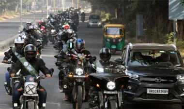 चंडीगढ़ की सड़कों पर निकली बाइकर्स रैली, 1200 बाइकर्स को देखते रह गए लोग