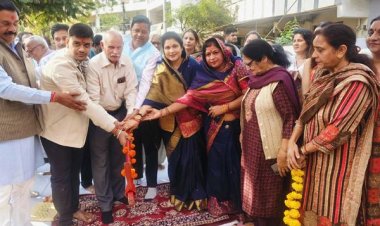राज्य मंत्री कृष्णा गौर ने 2 करोड़ 15 लाख के विकास कार्यों का किया भूमि-पूजन