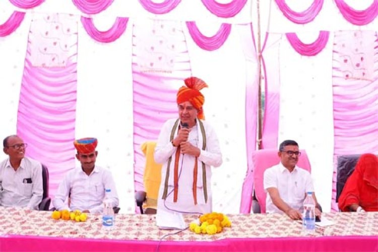 जोधपुर के सामुदायिक स्वास्थ्य केंद्र धवा में 80 लाख रुपए की लागत के ब्लॉक प्रोग्राम हैल्थ यूनिट निर्माण कार्य का शिलान्यास 