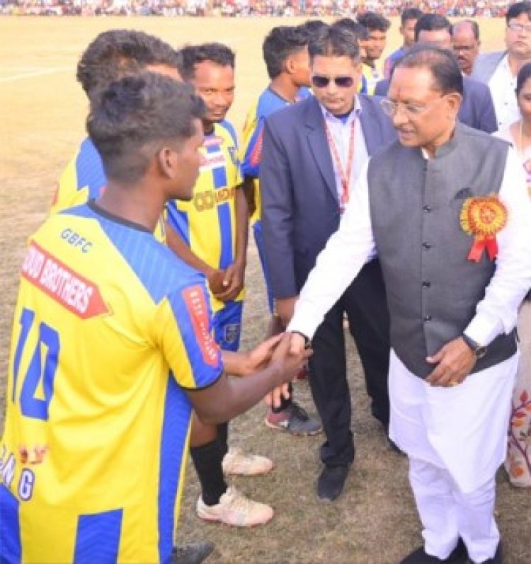 हमारी सरकार राज्य में खेलों के विकास और प्रतिभावान खिलाडियों को आगे बढ़ाने के लिए प्रतिबद्ध: मुख्यमंत्री साय