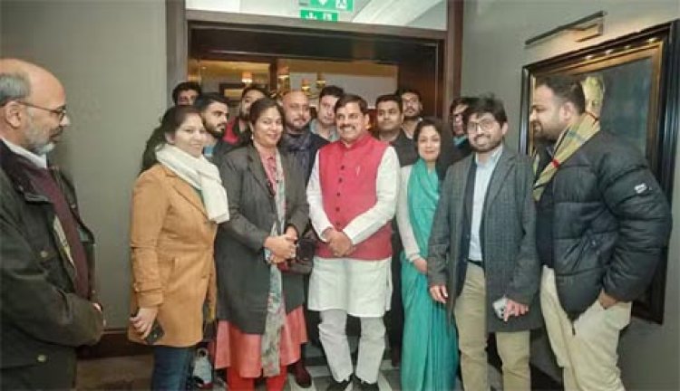 मुख्यमंत्री डॉ. यादव का ब्रिटिश संसद में हुआ भव्य स्वागत
