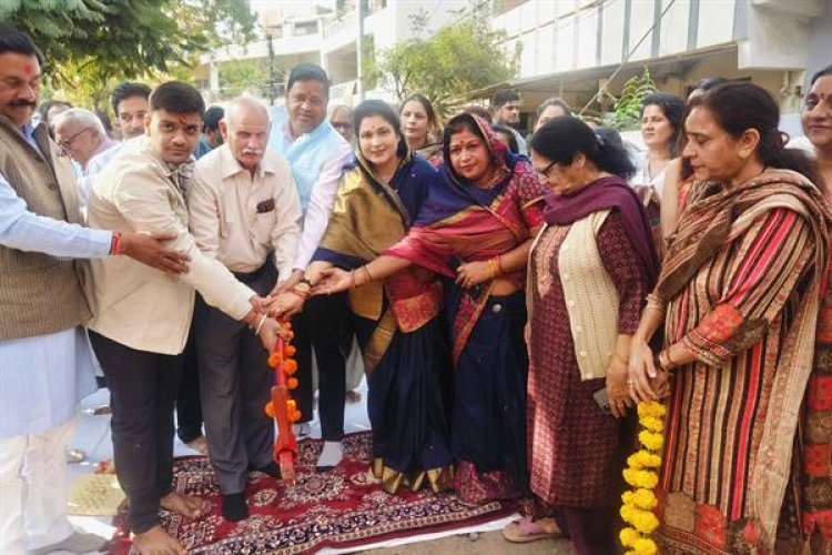 राज्य मंत्री कृष्णा गौर ने 2 करोड़ 15 लाख के विकास कार्यों का किया भूमि-पूजन