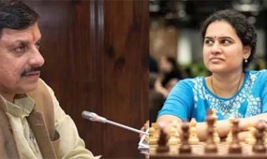 मुख्यमंत्री डॉ. यादव ने ग्रैंडमास्टर कोनेरू हम्पी को दी बधाई
