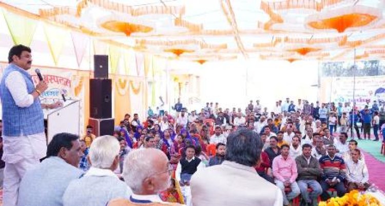 सुरखी विधानसभा क्षेत्र के हर गांव में होगी शहरों जैसी व्यवस्थाएं : खाद्य मंत्री राजपूत
