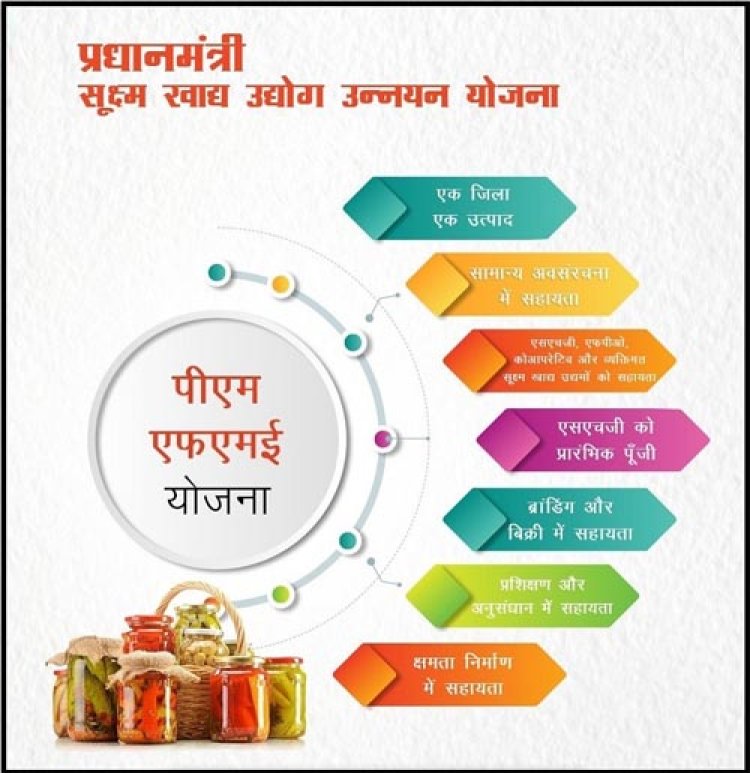 प्रधानमंत्री सूक्ष्म खाद्य उद्योग उन्नयन योजना के तहत ऑनलाईन आवेदन आमंत्रित