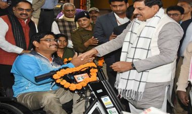 दिव्यांगजन की सेवा और कल्याण आंतरिक सुख का विषय: मुख्यमंत्री डॉ. यादव