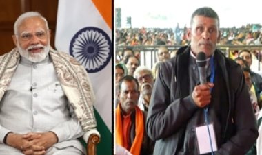 प्रधानमंत्री मोदी ने सीहोर के मनोहर मेवाड़ा से किया संवाद
