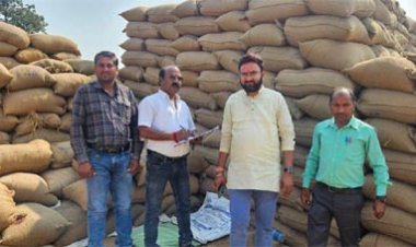 समर्थन मूल्य पर धान विक्रय में गड़बड़ी का मामला पकड़ाया