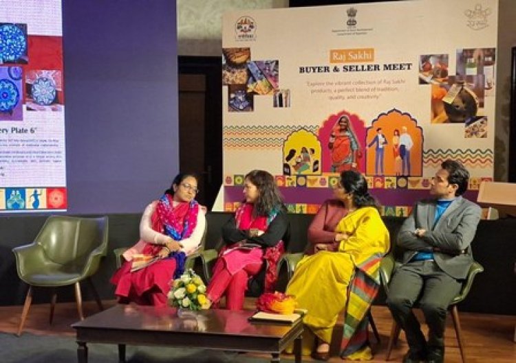 महिलाओं द्वारा निर्मित उत्पादों को प्रोत्साहित करने की अनूठी पहल के तहत बीकानेर हाउस में आयोजित हुई राजसखी बायर-सेलर मीट