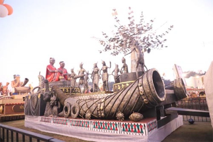 लाल किले में भारत पर्व 2025 : छत्तीसगढ़ की झांकी बनी आकर्षण का केंद्र