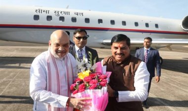 केंद्रीय गृह एवं सहकारिता मंत्री शाह का भोपाल आगमन पर हुआ आत्मीय स्वागत