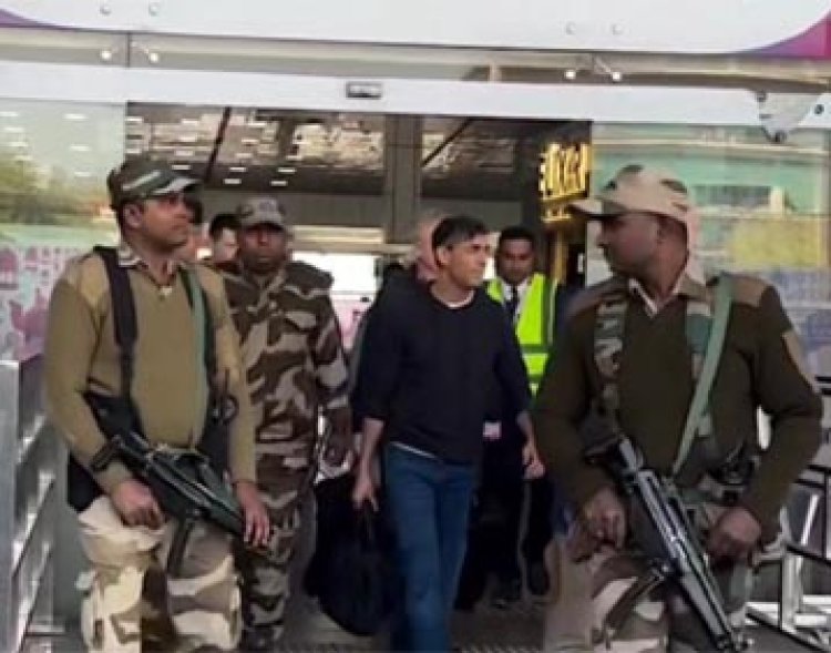 जयपुर पहुंचे ब्रिटेन के पूर्व PM ऋषि सुनक, जयपुर लिटरेचर फेस्टिवल में में हो सकते हैं शामिल
