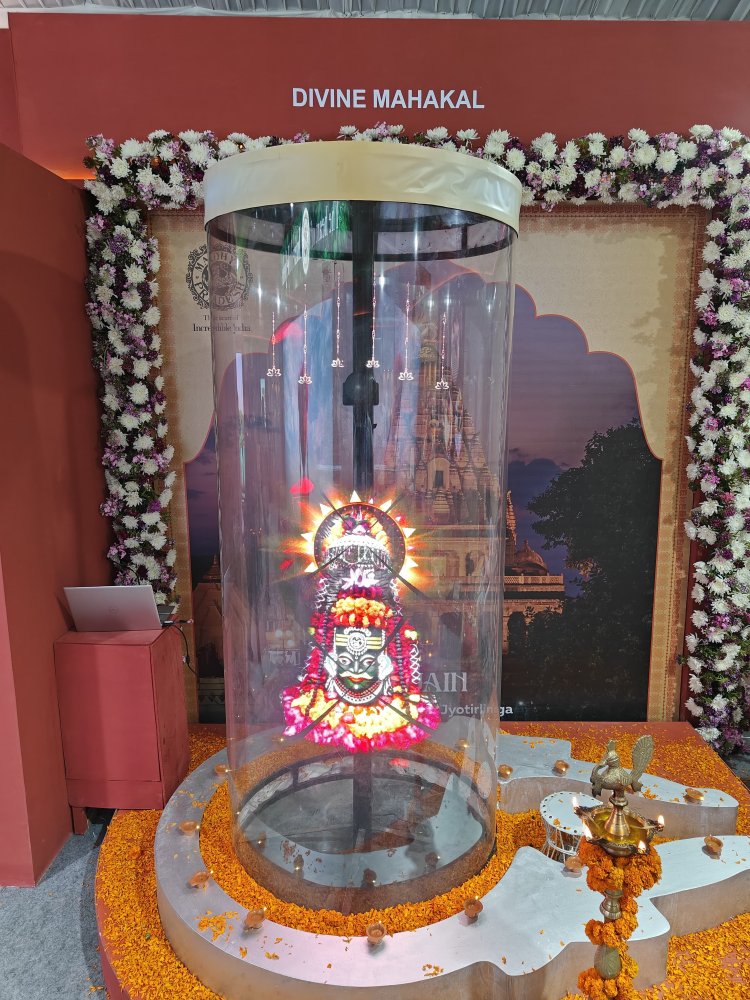 डेलिगेट्स को मिला महाकाल का प्रसाद, वर्चुअल रियलिटी से की ओरछा की सैर
