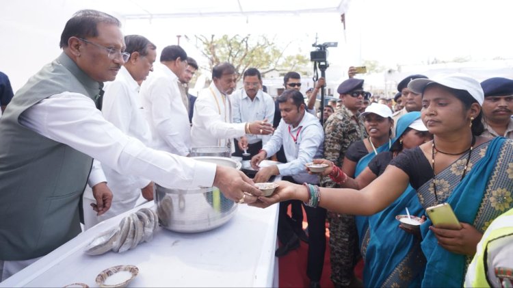 गिरौदपुरी मेला में हुए शामिल मुख्यमंत्री विष्णु देव साय