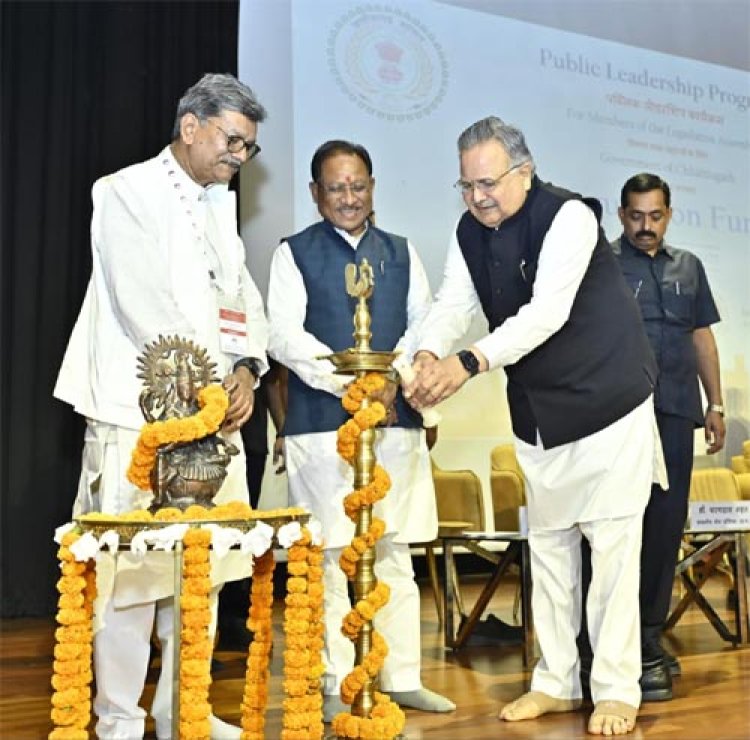 सतत् सीखने से ही जनप्रतिनिधियों की भूमिका होगी प्रभावी : मुख्यमंत्री विष्णु देव साय