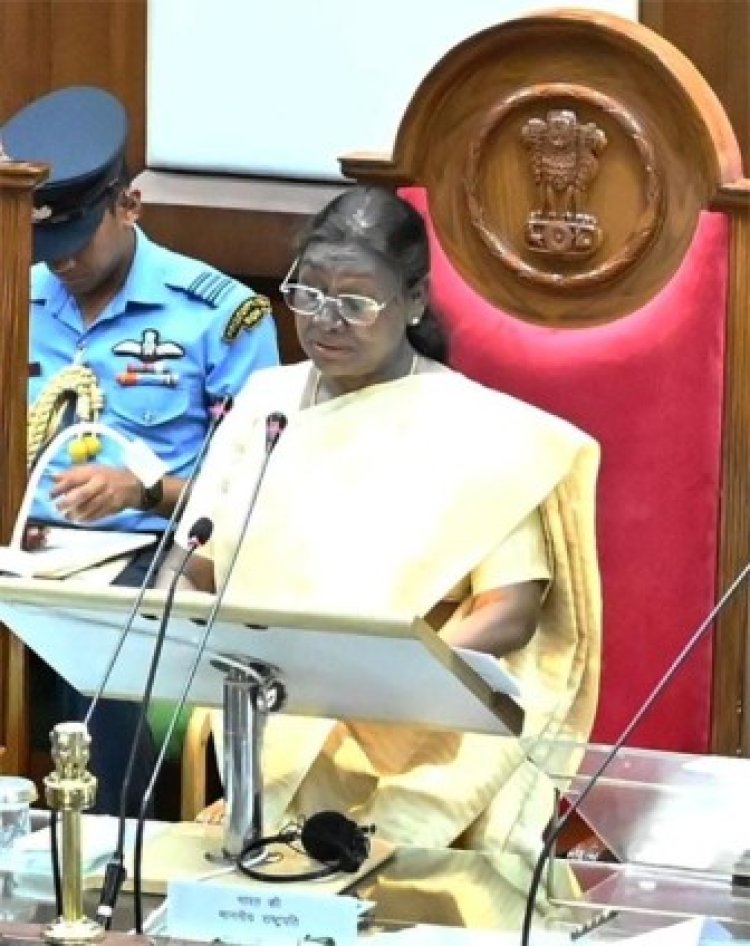 राष्ट्रपति मुर्मु का छत्तीसगढ़ विधान सभा में आह्वान: नारी सशक्तीकरण और समरसता से बनेगा श्रेष्ठ छत्तीसगढ़
