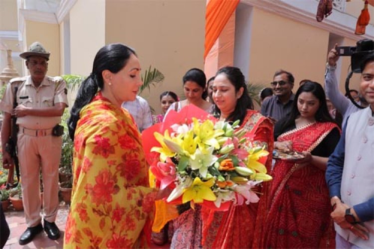 राजस्थान उत्सव-2025 उप मुख्यमंत्री दिया कुमारी ने किया राजस्थान उत्सव का अवलोकन