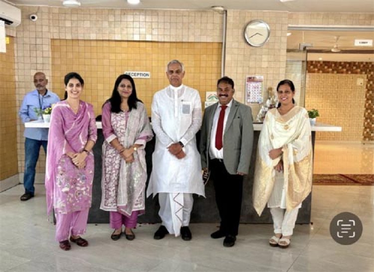गुजरात के राज्यपाल आचार्य देवव्रत का राजस्थान भवन में भव्य स्वागत