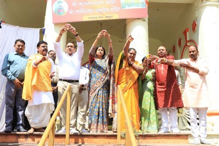 विक्रमोत्सव- 2025 झाबुआ में सूर्य उपासना कार्यक्रम में मंत्री भूरिया शामिल हुई