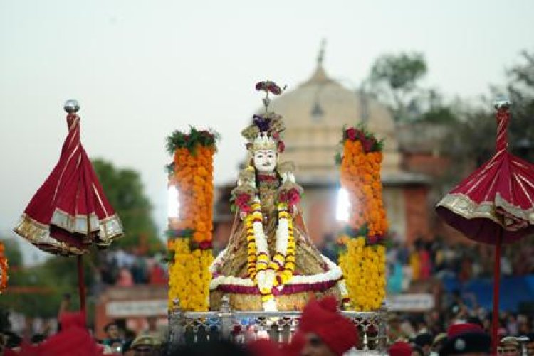 राजस्थान की शाही परंपरा, लोक संस्कृति और आस्था का प्रतीक, शान से नगर परिक्रमा को निकली गणगौर माता की सवारी
