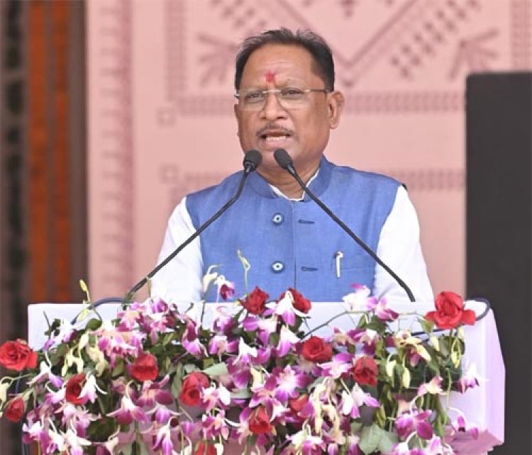 बस्तर के लोग अब विकास की ओर : नक्सलवाद के खात्मे के साथ लौटेंगे बस्तर के सुनहरे दिन: मुख्यमंत्री विष्णु देव साय