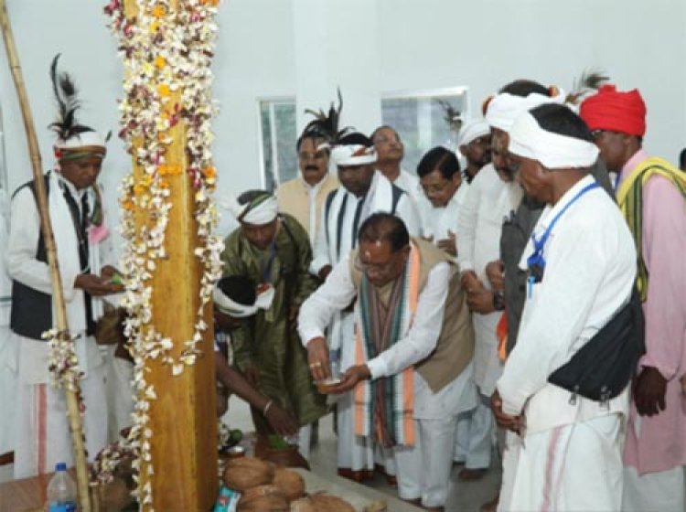 कांकेर जिले के मरका पंडुम में शामिल हुए CM साय, कहा- नक्सलवाद को खत्म करने का संकल्प होगा पूरा