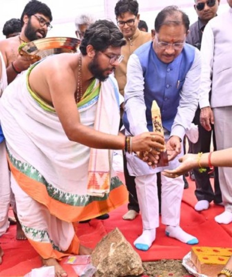 मुख्यमंत्री विष्णुदेव साय ने प्रदेश के पहले सेमीकंडक्टर यूनिट का किया भूमिपूजन, छत्तीसगढ़ के लिए गर्व का क्षण