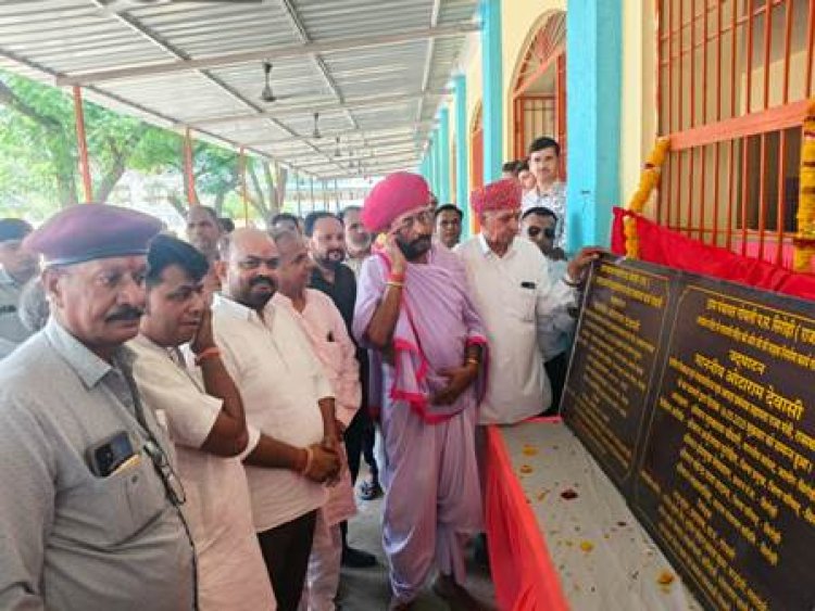 ग्रामीण विकास, पंचायती राज राज्य मंत्री ने किया सिरोही में विभिन्न कार्यों का किया शिलान्यास एवं लोकार्पण