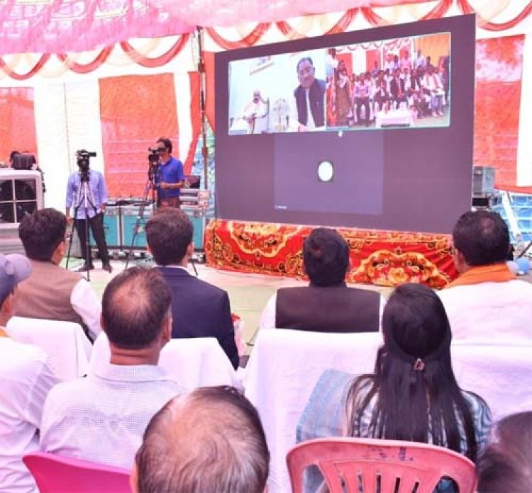 नक्सल समस्या से प्रभावित जगरगुंडा में खुली इंडियन ओवरसीज बैंक की शाखा: मुख्यमंत्री विष्णु देव साय ने किया वर्चुअल शुभारंभ