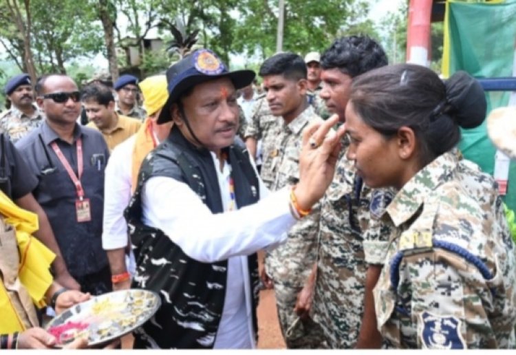 जवानों के बुलंद हौसलों से मिटेगा नक्सलवाद का कलंक: मुख्यमंत्री विष्णु देव साय