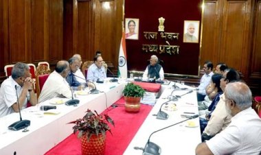 राज्यपाल पटेल से छत्तीसगढ़ में सिकल सेल के अनुभवी चिकित्सक की सौजन्य भेंट