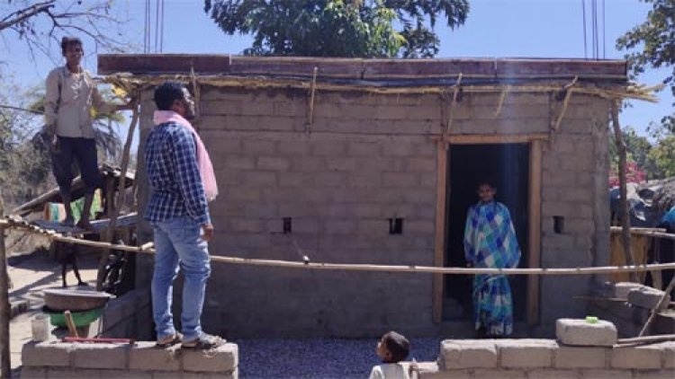 बस्तर के सुदुर अंचलों के अतिसंवेदनशील क्षेत्रों में भी पक्के आवास का सपना हो रहा है साकार’