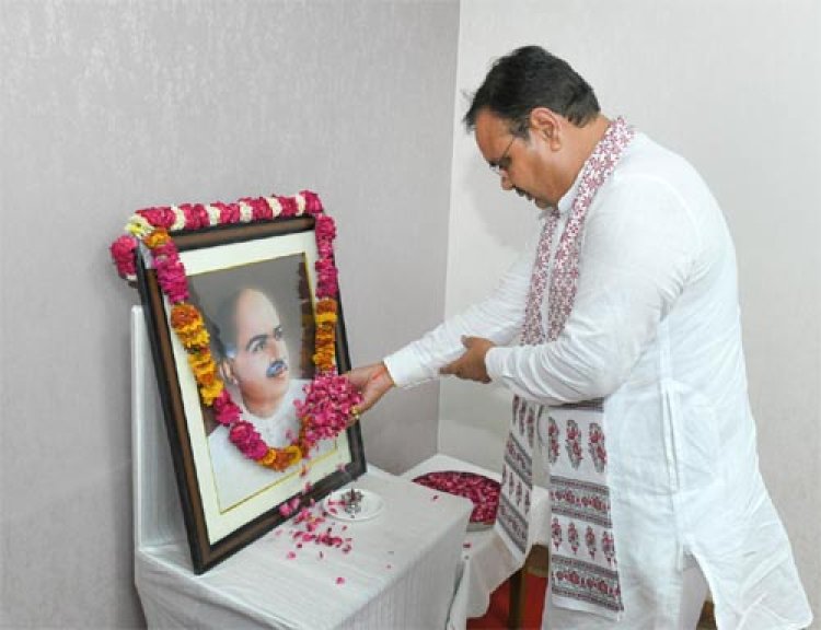 डॉ. श्यामा प्रसाद मुखर्जी बलिदान दिवस, CM भजनलाल  ने श्रद्धासुमन अर्पित किए 
