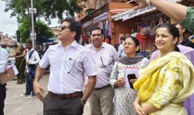पर्यटन विभाग के प्रमुख शासन सचिव ने अल्बर्ट हॉल, हवामहल और जन्तर मन्तर का किया निरीक्षण