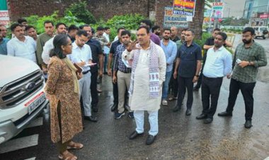मुख्यमंत्री भजनलाल शर्मा ने जयपुर शहर का किया सघन निरीक्षण