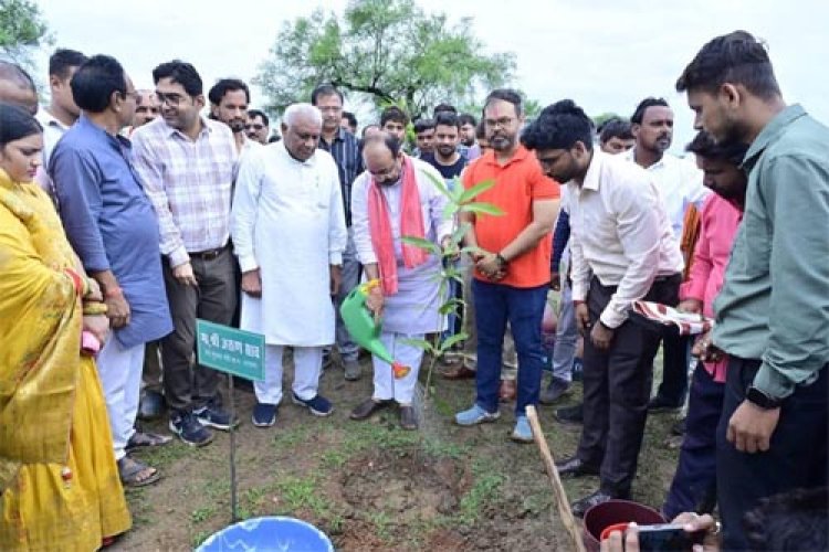 हर आंगन में हरियाली : एक पेड़ माँ के नाम 2.0: 50 हजार आवास हितग्राहियों के परिसरों में लगाए गए एक लाख से अधिक पौधे