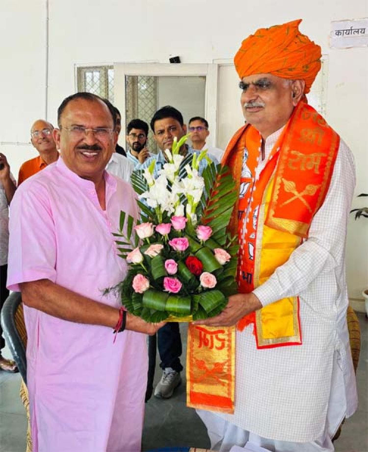 विधानसभा अध्यक्ष ने नगरीय विकास मंत्री को जन्मदिवस पर दी शुभकामनाएं